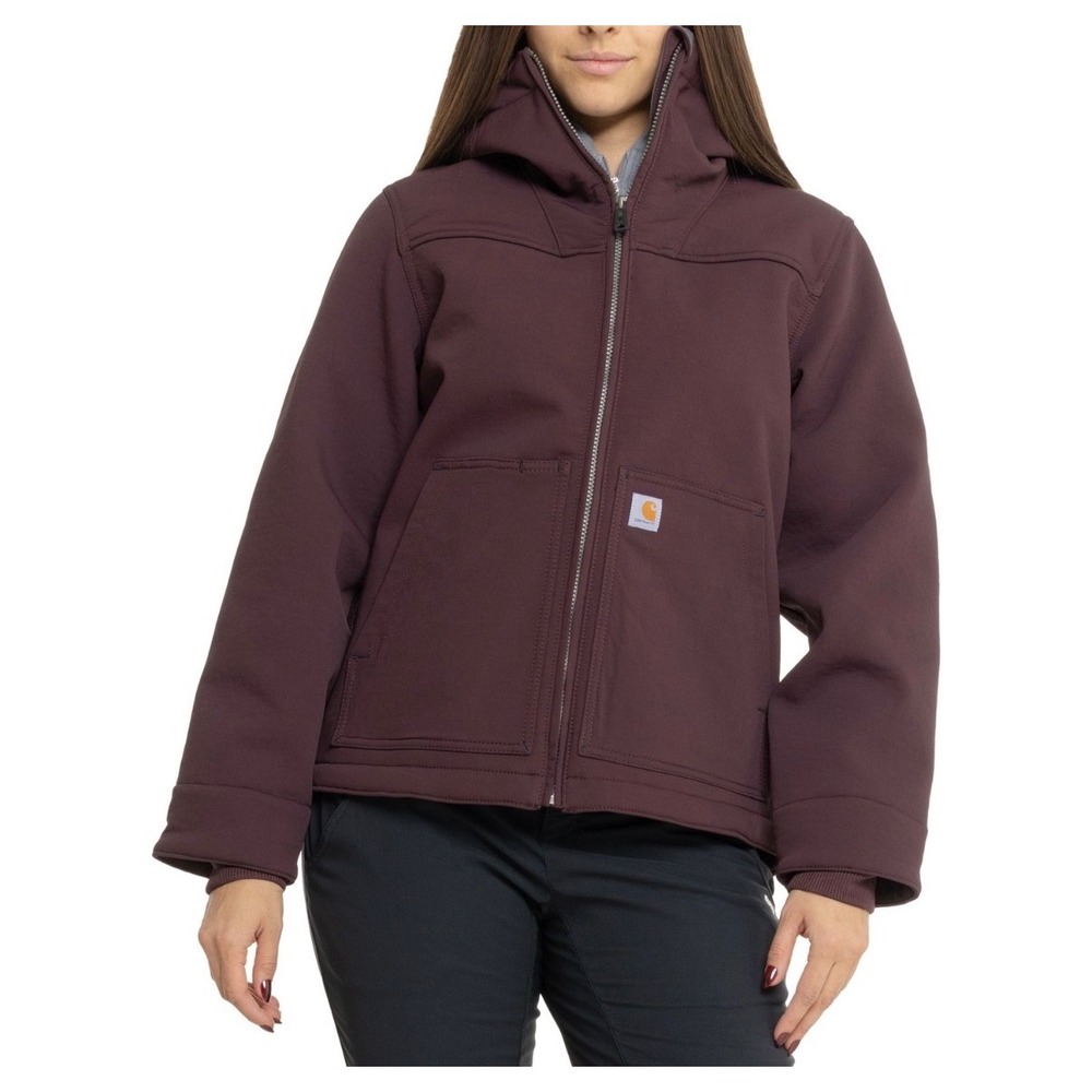 Carhartt Super Dux Relaxed Fit Insulated Hooded Jacket Blackberry XXL OJ5001-W